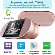 Wireless Tablet & Speaker 7" Quad-Core Android Video Music Game Player