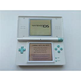 Custom White Nintendo DS Lite Console Modded (Refurbished) With New Housing