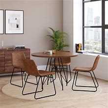 18 Inch Indoor Dining Table Chairs, Leathersoft Upholstery-Set Of 2