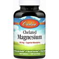 Carlson Laboratories Chelated Magnesium 200Mg - 180 Tablet