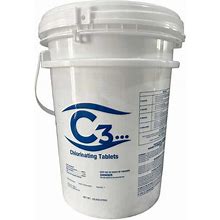 C3 3 Stabilized Chlorine Tablets For Swimming Pool And Hot Tubs