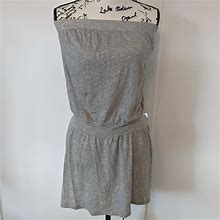 Express Dresses | Express Grey Strapless Short Dress - S | Color: Gray | Size: S