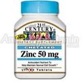 21st Century Healthcare, Zinc 50 Mg Chelated, 110 Tablets