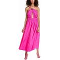 Staud Womens Danielle Dress, 0, Pink