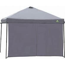 Ozark Trail Sun Wall For 10' X 10' Straight Leg Canopy For Camping (Accessory Only), Dark Grey