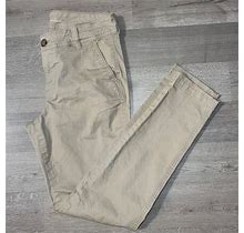 Old Navy Pants & Jumpsuits | Uniform Khaki Skinny Pants Size 4 | Color: Tan | Size: 4