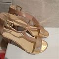 Nine West Shoes | Nine West Womens Size 10 Shoes In Color Nude/Rosegold | Color: Cream/Gold | Size: 10