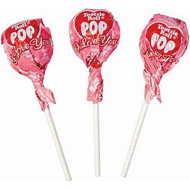 17 Pc Tootsie Roll Pops Valentine Candy