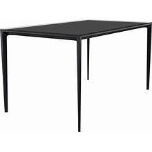 Leisuremod Avo 71 Inch Dining Table In Clear