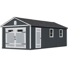 Handy Home Products Manhattan 12X24 Garage Do-It-Yourself Wooden Storage Shed