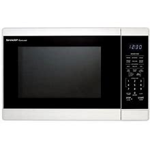 Sharp 1.4 Cu Ft. White Countertop Microwave Oven