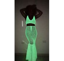 Crochet Glow-In-The-Dark Party Dress