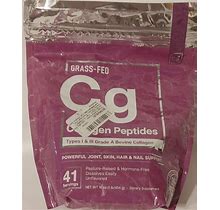 Collagen Peptides Grass Fed Powder By Essential Elements 1Lb Exp 12/2024