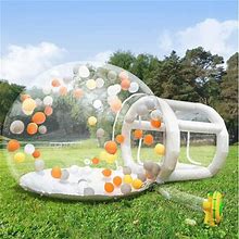 Connsann 10ft Commercial Grade Bubble Balloon House Bubble Tent For Party Balloons Decorations In White | 90 H X 120 W X 80 D In | Wayfair