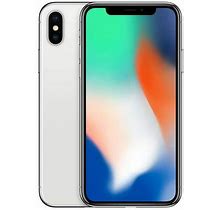 Apple iPhone X 64Gb GSM Unlocked, Silver (Scratch And Dent Used)