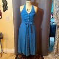 Chadwicks Dresses | Denim Sun Dress | Color: Blue | Size: 12