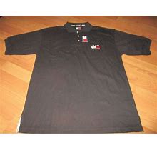 New Nwt Mens Tommy Hilfiger Short Sleeve Black Polo Shirt Size L Large