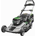 Ego Battery-Powered Lawn Mower: Push, 21 in Cutting Wd, Bag/Mulch/Side Discharge Location, Brushless Model: LM2100
