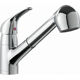 PROFLO PFXC5157 1.5 GPM Single Hole Pull Out Kitchen Faucet Chrome Faucet Kitchen Single Handle