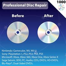 1000 Disc Repair / Resurface Fix Scratched, ALL Disc Media Xbox, PS, GC, Wii