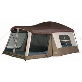 Wenzel Klondike 16' X 11' 8 Person Outdoor Camping Tent W/ Screen Room Fiberglass, Polyester | 78 H X 132 W X 192 D In | Wayfair