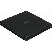 BDR-XD05B 6X Slim Portable USB 3.0 Blu-Ray Burner (Black) - Supports BDXL/BD/DVD