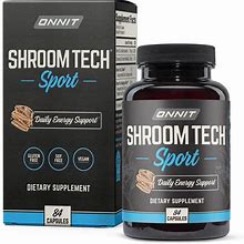 Onnit Shroom TECH Sport (84Ct) | All Natural Pre-Workout Supplement With Ashwagandha, Cordyceps Mushroom, And Rhodiola Rosea