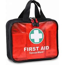 200 Pieces First Aid Kit With Hospital Grade Medical Supplies - Includes Emergency Blanket, Bandage, Scissors - Great For Home, Outdoors, Office,