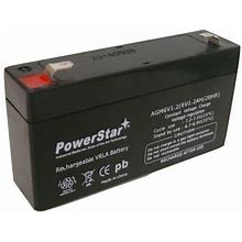 Powerstar 6V 1.2AH F1 SLA Battery For DJW6-1.2 6V1.3AH 6V1.4AH 6V1.2AH LP6 2 Year Warranty