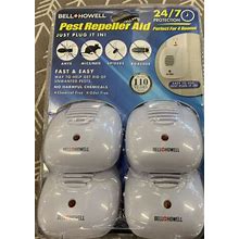 Bell + Howell Ultrasonic Pest Repeller Home Kit (Pack Of 4) Roaches,