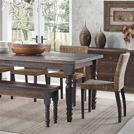 Grain Wood Furniture Valerie Dining Table Wood In Green/Brown | 31 H X 63 W X 36 D In | Wayfair 98391Fb2baef5e46250652797a7d1279