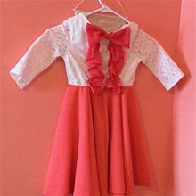 Rare Editions Dresses | Adorable Rare Editions Dress | Color: Pink/White | Size: 6G