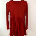 Lily Rose Dresses | Lily Rose Long Sleeve Dress | Color: Orange/Red | Size: Xs