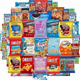 Snack Chest Care Package (40 Count) Variety Snacks Gift Box - College Students, Military, Work Or Home - Over 3 Pounds Of Chips Cookies & Candy