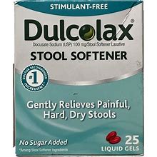 Dulcolax Stool Softener 25 Liquid Gels 1 Pack