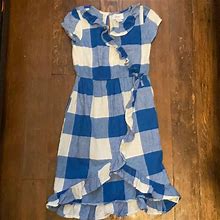 Old Navy Dresses | Old Navy Plaid Dress | Color: Blue/White | Size: Xs (5)