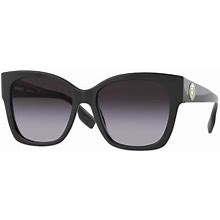 Burberry Sunglasses BE4345F 30018G Black 56mm Female Plastic Black