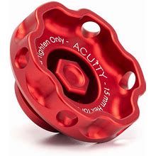 ACUITY Podium Oil Cap In Satin Red For Hondas/Acuras