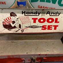 Skilcraft Handy Andy Tool Set Box - Vintage & Collectibles | Color: White | Size: S