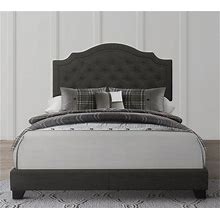 Sleepy's Dark Gray Homelegance Upholstered Bed Set | | Harley Bed Frame & Headboard | Full