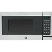 GE Countertop Microwave Oven | 0.7 Cubic Feet Capacity, 700 Watts | Kitchen Essentials For The Countertop Or Dorm Room | Stainless Steel