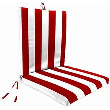 44 in. L X 21 in. W X 3.5 in. T Outdoor Chair Cushion In Cabana Red