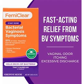 Femiclear Bacterial Vaginosis Symptoms 2-Day Dose Ointment
