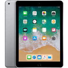 Apple iPad 6th Gen 32Gb 9.7in (Space Gray) - Verizon Tablet (Wifi +