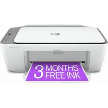 HP Deskjet 2755E Wireless Color Inkjet-Printer, Print, Scan, Copy, Easy Setup, Mobile Printing, Best-For Home, Instant Ink With HP+,White