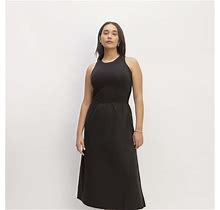 Women's Supima® High-Neck Riviera Dress By Everlane In Black, Size XL