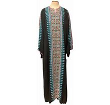 Vintage Thobe Dubai Moroccan Kaftan Dress Arabic Luxury Palestinian