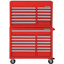 Westward 7CX92 Red, Heavy Duty, Tool Chest/Cabinet Combo