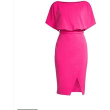 Quiz Dresses | Quiz Belted Midi Dress In Fuschia | Color: Pink | Size: 2