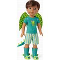 American Girl Welliewishers 14.5-Inch Bryant Doll With T-Shirt, Shorts, Dragon Wings & Tail, And Boots, For Ages 4+